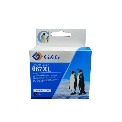 Cartucho Alternativo HP 667 XL